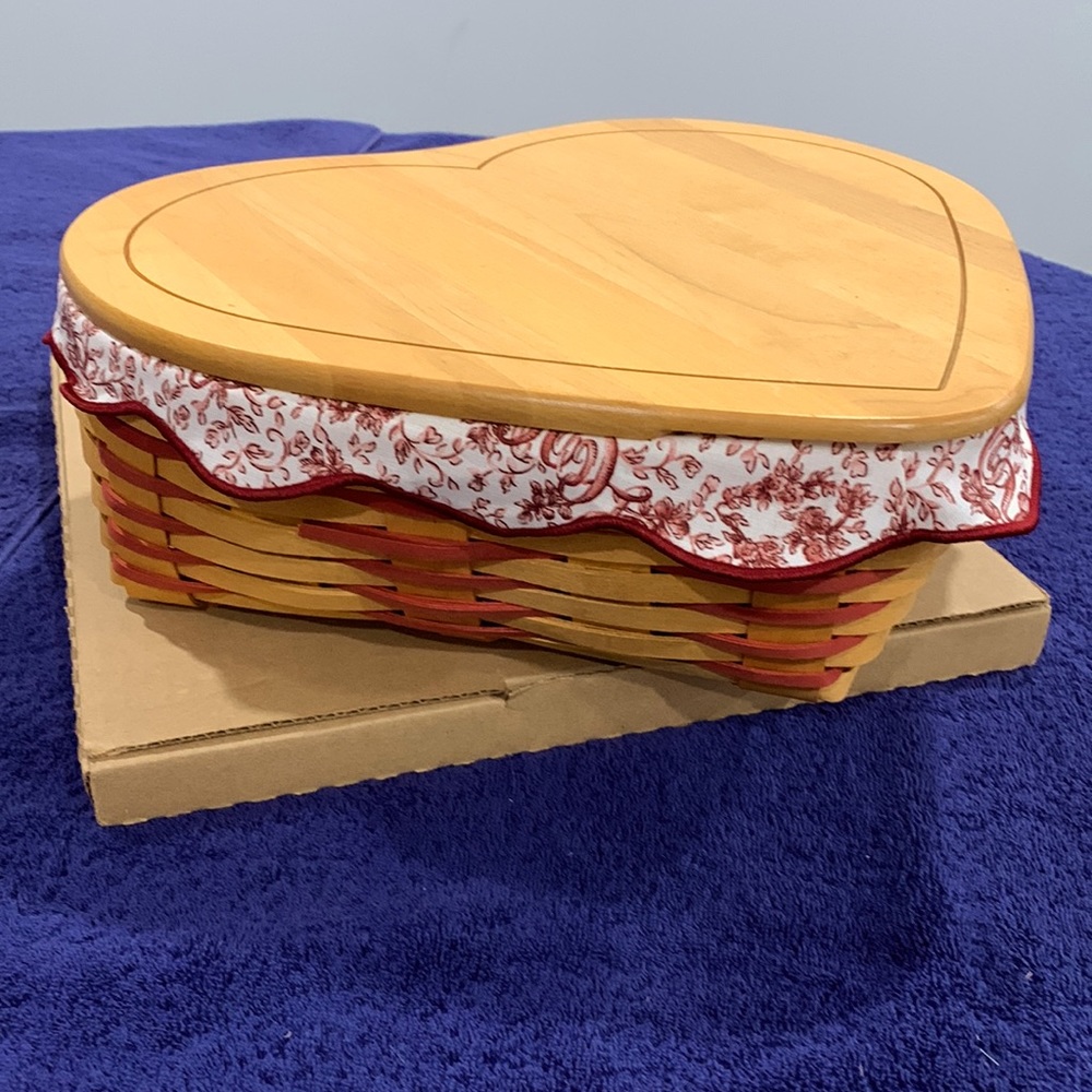 Longaberger 1999 Love Treasures basket set.